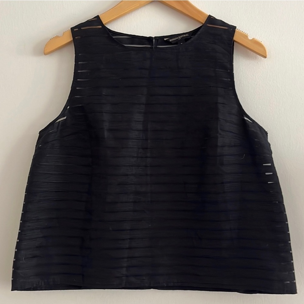 Banana Republic Work Tank Top Navy Blue - Small